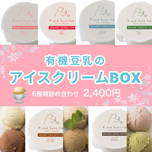 有機豆乳のアイスクリームBOX