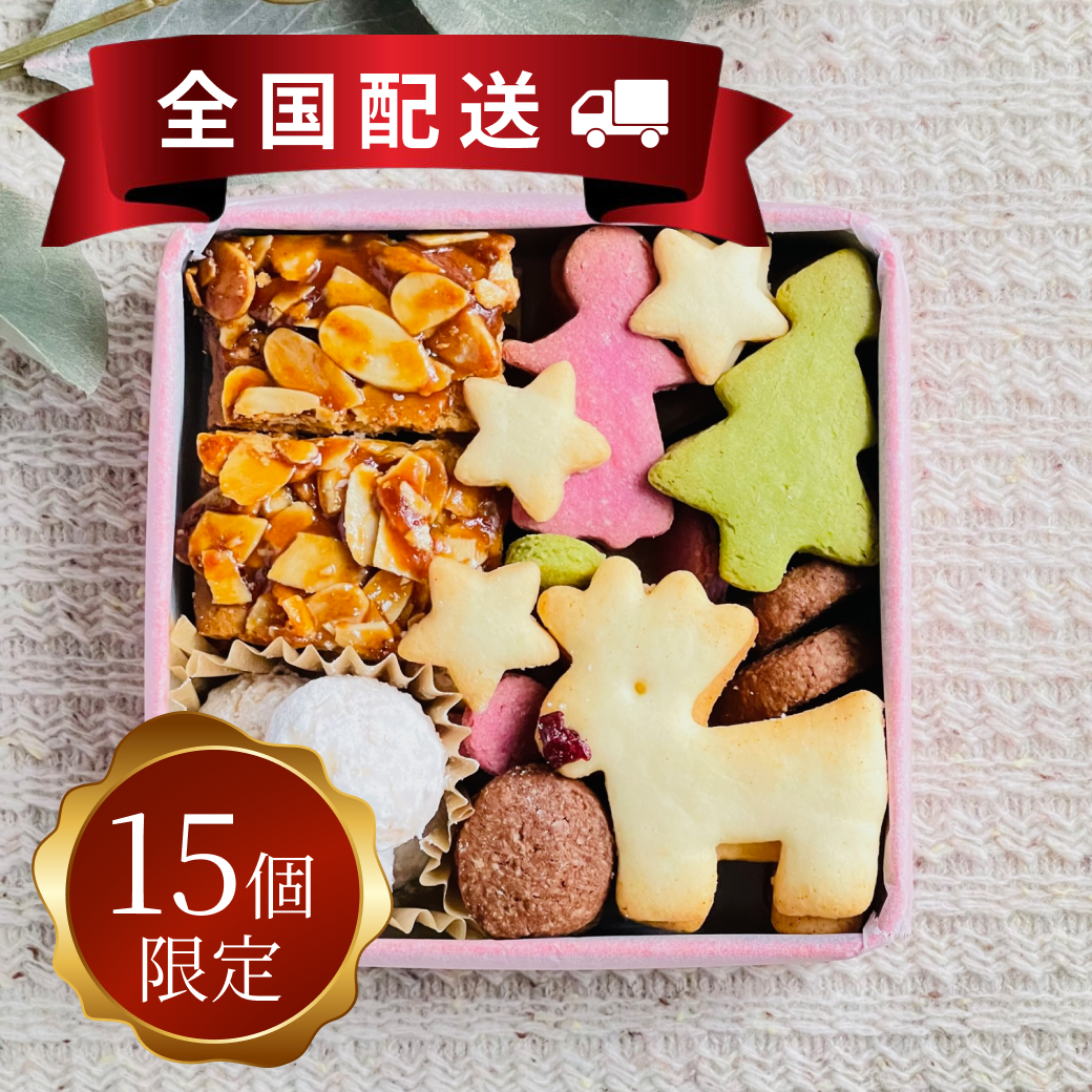 ａｉｋａクリスマス米粉クッキー缶【全国配送】配送指定期間：12月15日〜12月23日